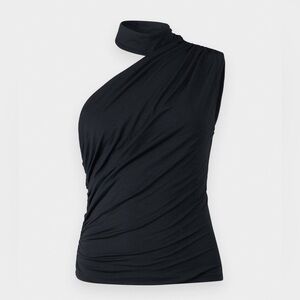 Abercrombie & Fitch One-Shoulder Halter Top